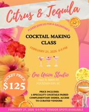 Load image into Gallery viewer, Galentine's Cocktail Making Class