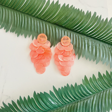 Load image into Gallery viewer, Sunset Shimmer Earrings Coral
