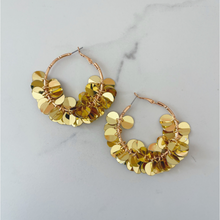Load image into Gallery viewer, Artlette Gold Hoops
