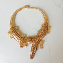 Load image into Gallery viewer, See You Later Alligator Crystal Necklace
