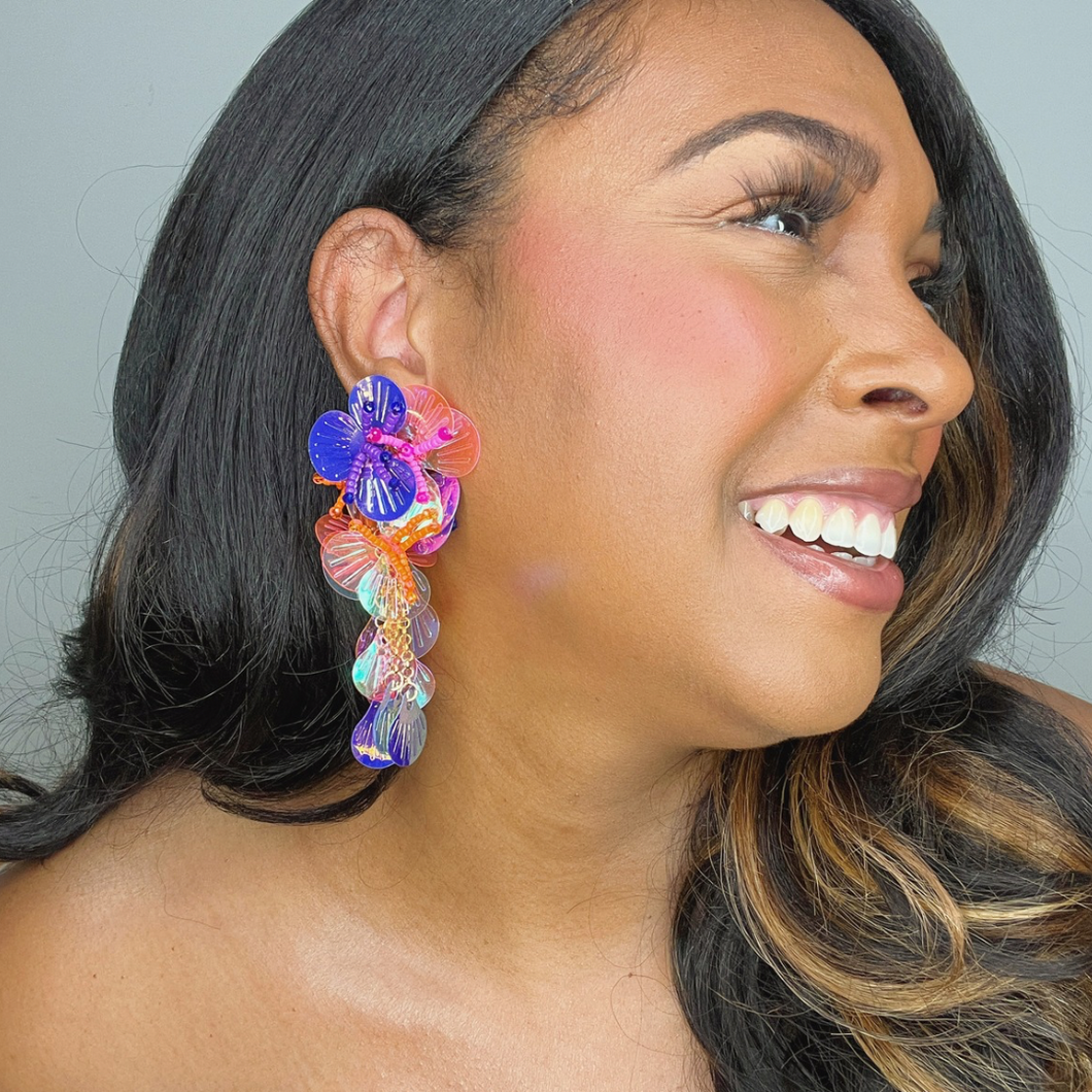 Riviera Beaded Drop Earrings