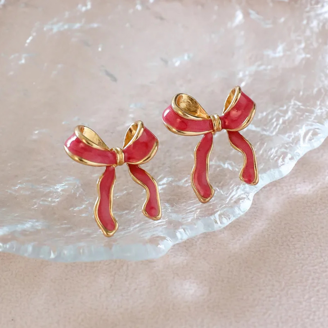 Bow Stud Earrings