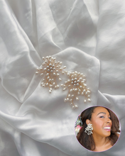 Load image into Gallery viewer, Tamera Pearl Garden Drop Earring
