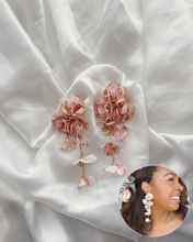 Load image into Gallery viewer, Garden Fun Fabric Drop Earrings
