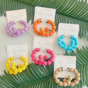 Island Rattan Hoops
