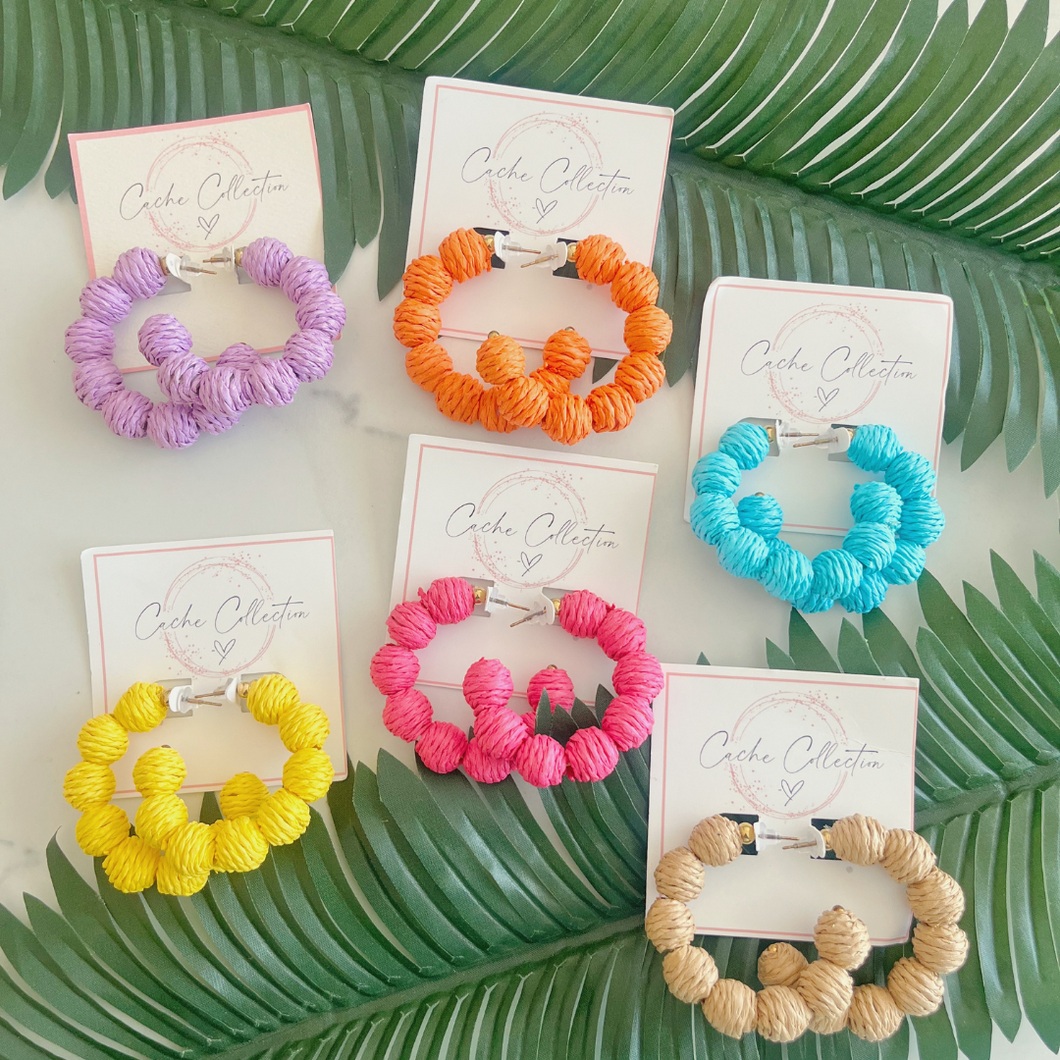 Island Rattan Hoops