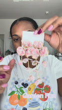 Load and play video in Gallery viewer, Garden Fun Fabric Drop Earrings
